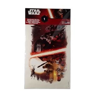Disney Star Wars The Force Awakens Repositionable Wall Decal 9" x 15" Sealed